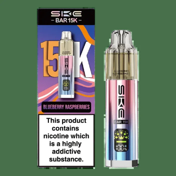 SKE Bar 15K Prefilled Pod Kit Blueberry Raspberries