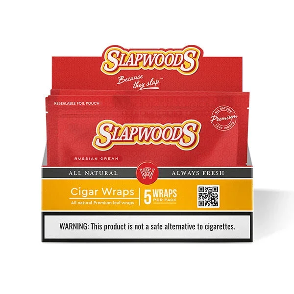 Slapwoods Cigar Wraps – 5 Wraps Single Pack | MOQ 10pc
