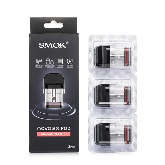 SMOK Novo 2X Replacement Pod Cartridge (3Pcs/Pack)