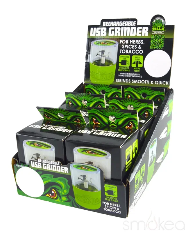 Smokezilla Electric USB Grinder (6pc Display)
