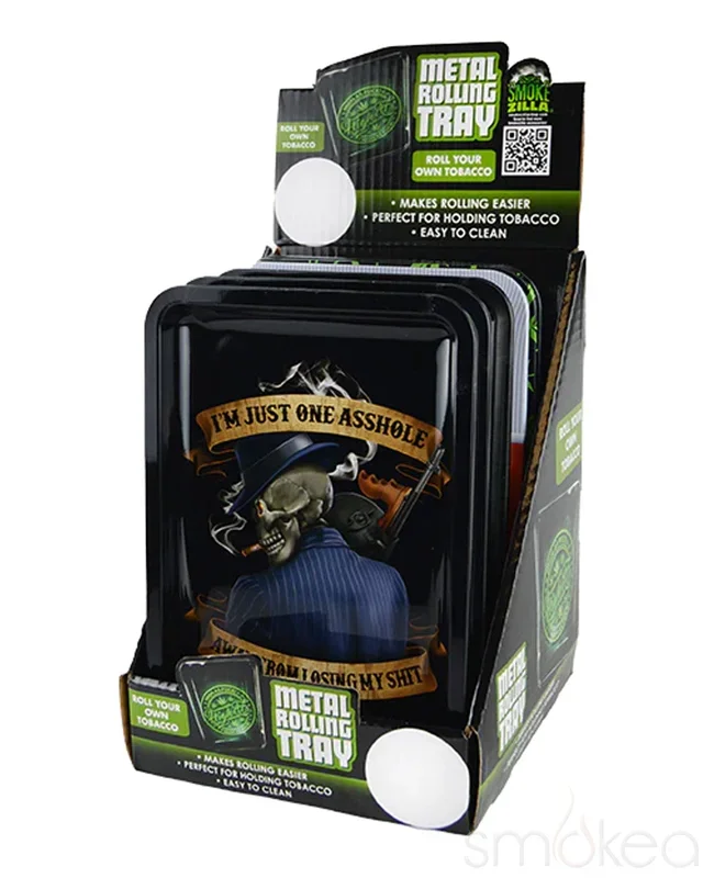 Smokezilla Metal Rolling Trays (6pc Display)