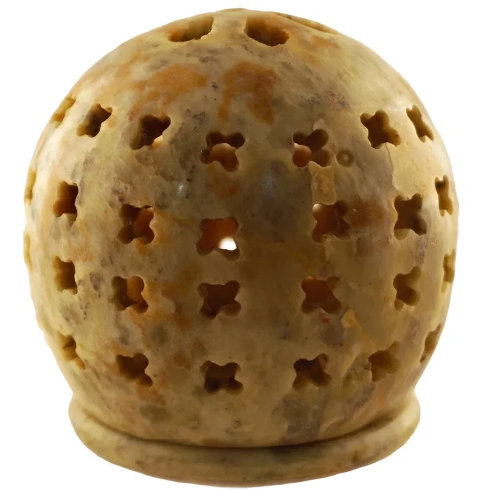 Soapstone Incense Burner Round