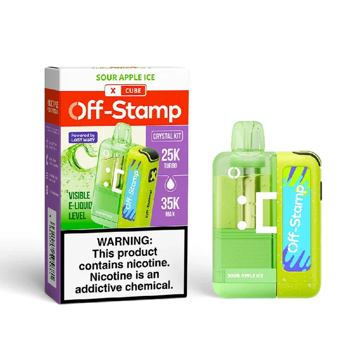 Sour Apple Ice – Off-Stamp X-Cube 25K Disposable Kit