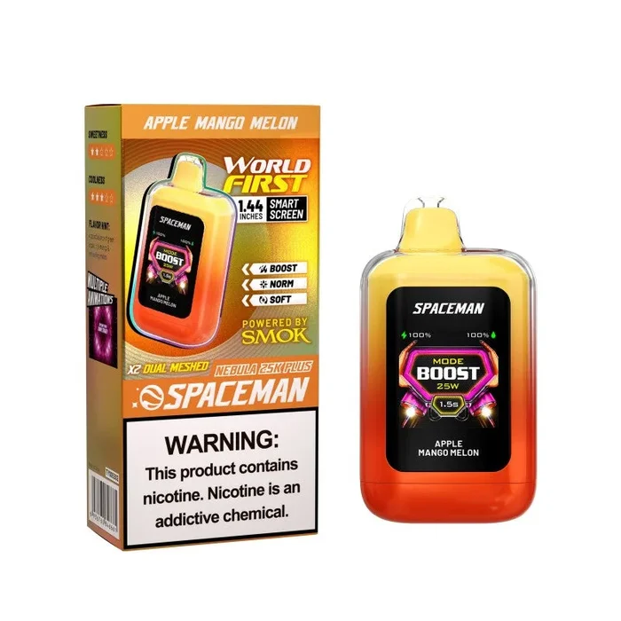 SPACEMAN NEBULA 25k – Apple Mango Melon