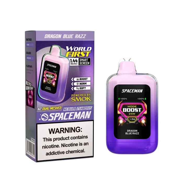 SPACEMAN NEBULA 25k – Dragon Blue Razz