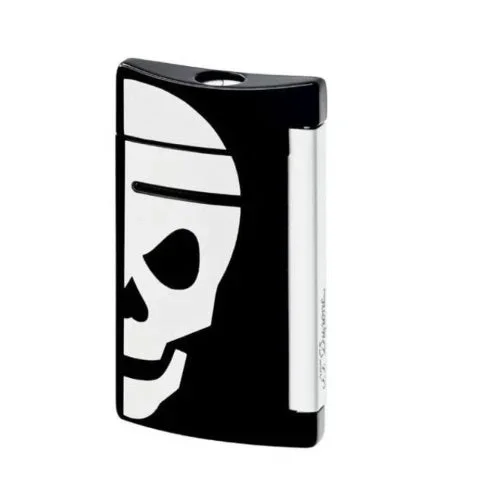 St Dupont Li Minijet Space Skull Black Lighter 010545