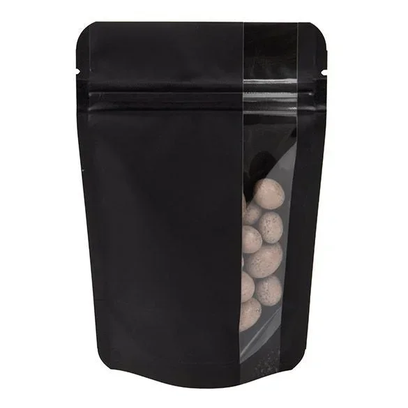 Stand Up Zipper Bag with Vertical Window (1/2 oz to 1 oz)