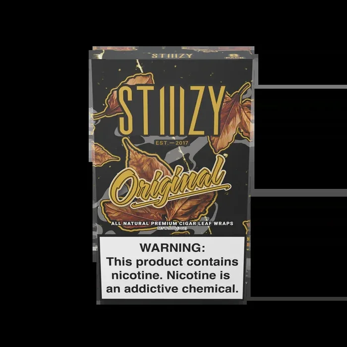 Stiiizy All Natural Premium Cigar Leaf Wraps 20ct
