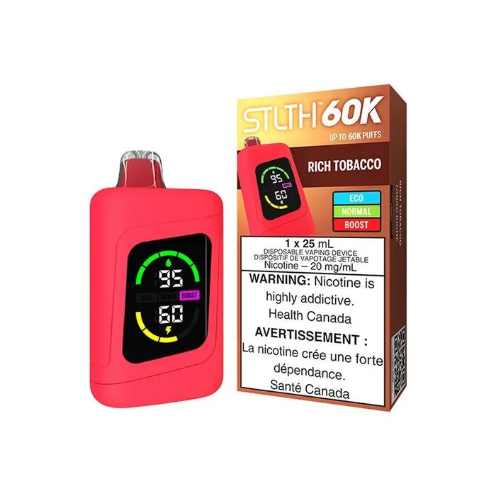 STLTH 60K Disposable – Rich Tobacco (ON)