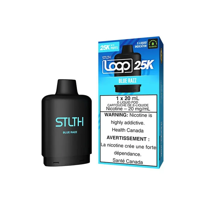 STLTH LOOP 25K Pod Pack – Blue Razz (FED)