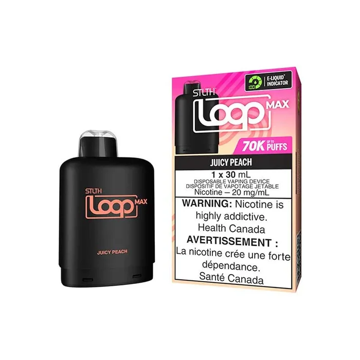 STLTH LOOP MAX Pod Pack – Juicy Peach (ON)