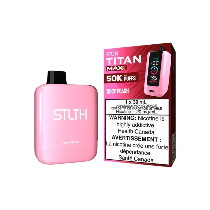 STLTH Titan Max Disposable – Juicy Peach (ON)