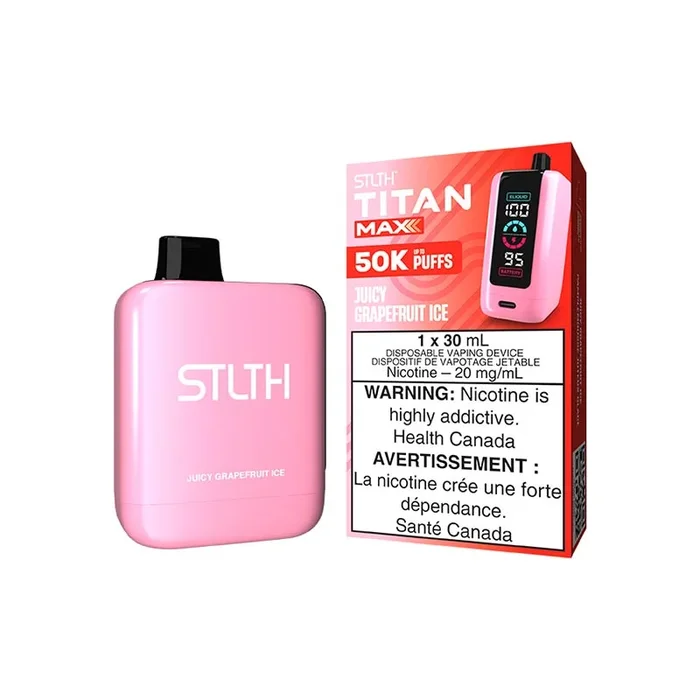 STLTH Titan Max Disposable Vape – Juicy Grapefruit Ice (ON)