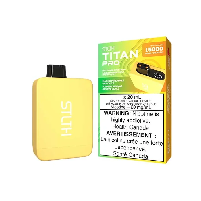 STLTH Titan PRO Disposable – Mango Pineapple Guava Ice