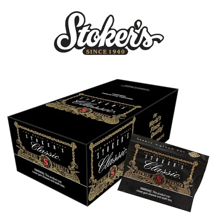 Stoker’s Classic Chewing Tobacco 3oz-12ct