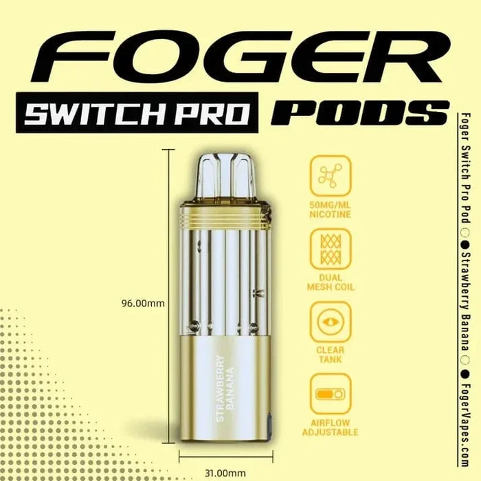 Straberry Banana- Foger Switch Pro 30K Disposable Pod