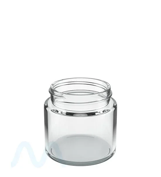 Straight Sided Clear Glass Jars | 53mm – 3oz – 144 Count