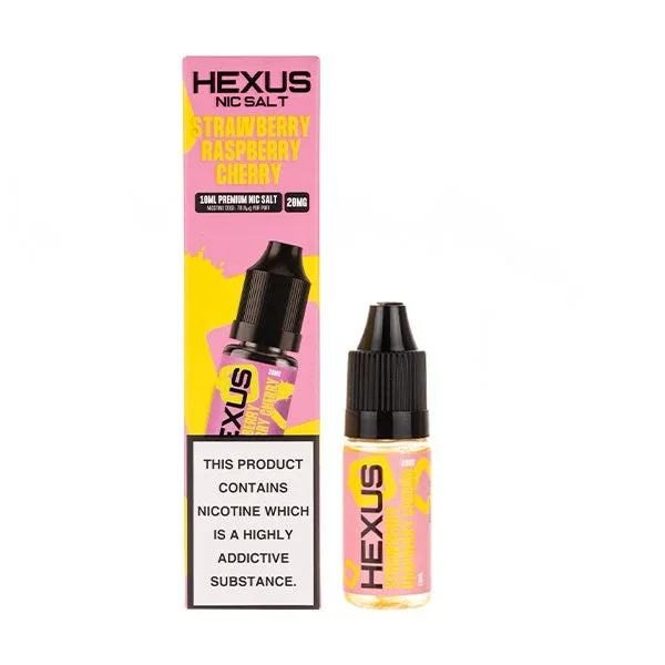 Strawberry Raspberry Cherry Nic Salt E-Liquid by Hexus