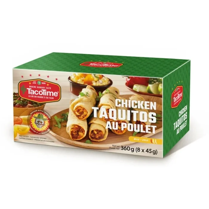 TacoTime Chicken Taquitos, 8-Pack