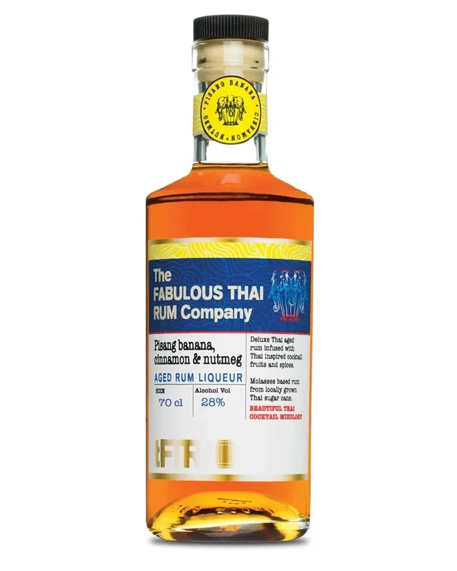 The Fabulous Thai Rum Company Pisang Banana, Cinnamon & Nutmeg Rum Liqueur, 70 cl