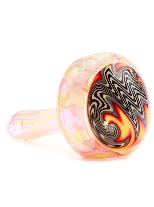 Three Trees Glass – Fumed XL Wig-Wag Hand Pipe Base (4.5″)