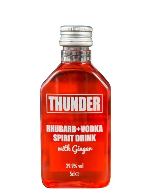 Thunder Rhubarb & Ginger Vodka Miniature, 5 cl