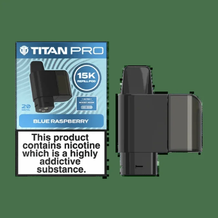 Titan Pro 15K Prefilled Pod Blue Raspberry