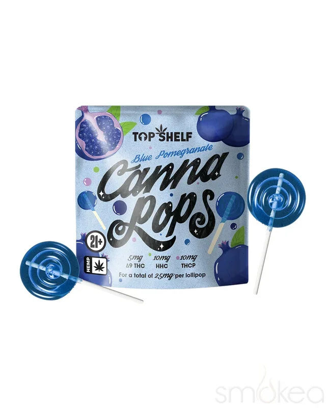 Top Shelf Hemp Canna Pops – Blue Pomegranate