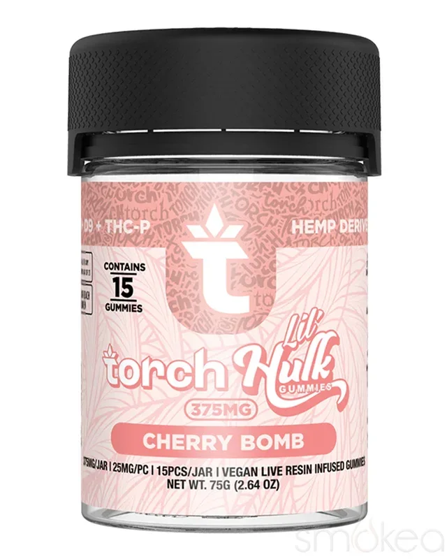 Torch 375mg Lil Hulk Gummies – Cherry Bomb