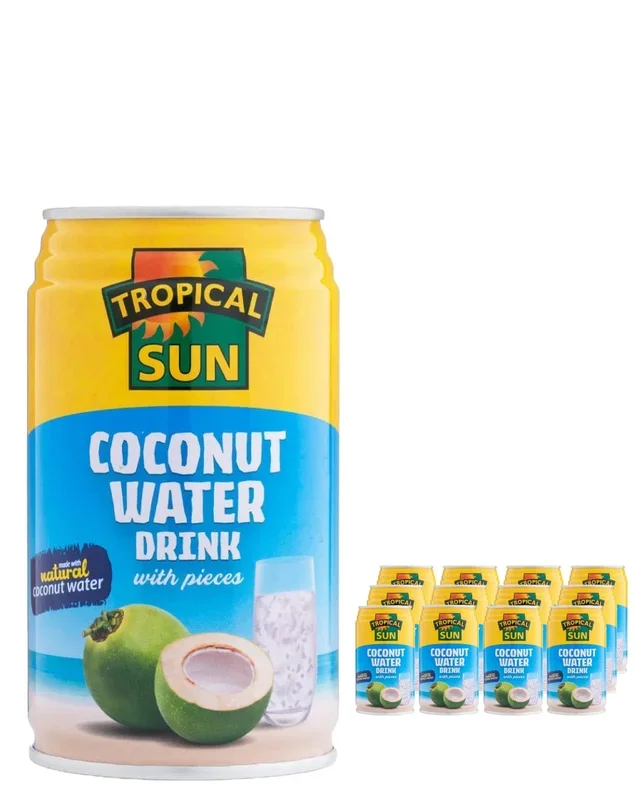 Tropical Sun Coconut Water Drink Multipack, 12 x 330 ml