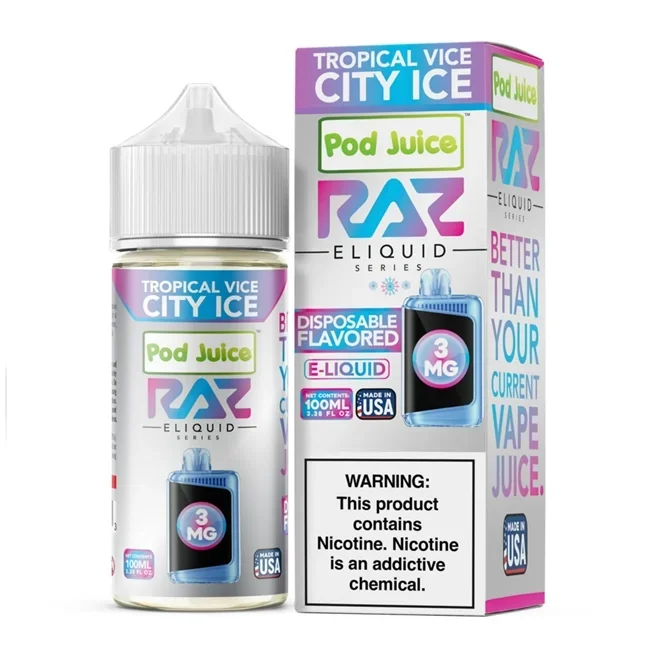 Tropical Vice City Ice by Pod Juice x RAZ