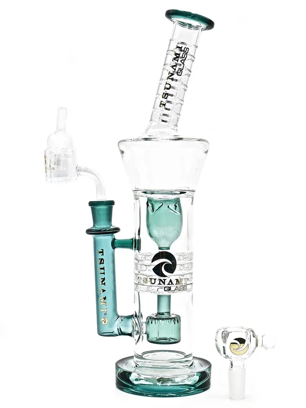 Tsunami Glass – Shower Head Grenade Brickstack Incycler (12 “)