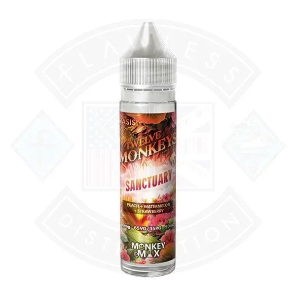 Twelve Monkeys Oasis – Sanctuary 50ml E-Liquid