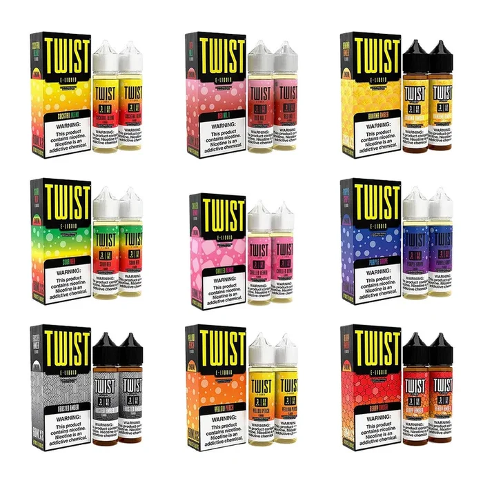 Twist 120mL E-Liquid Series (Freebase) 3mg | 60mL 2-Pack