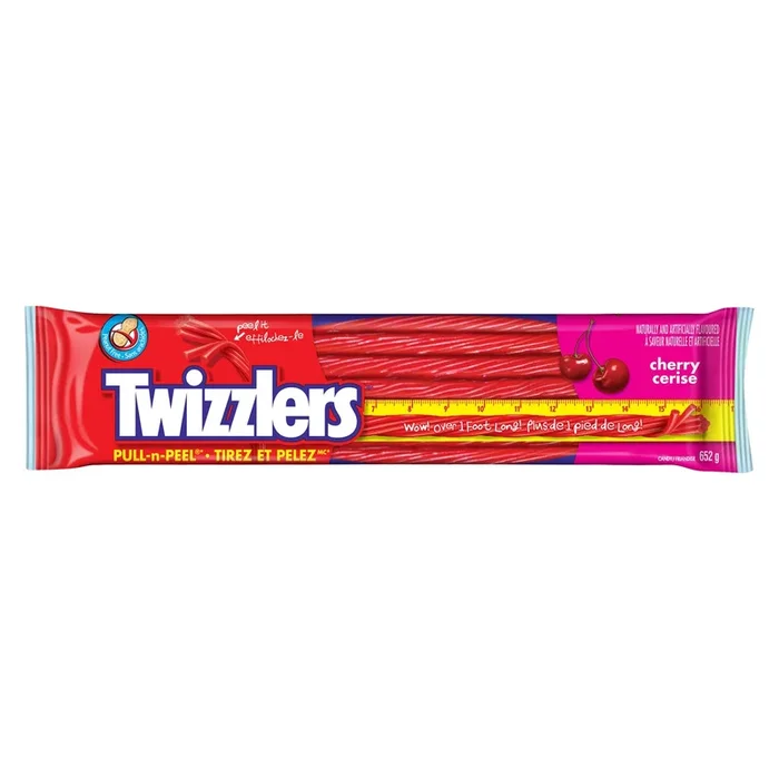 Twizzlers Cherry Pull-n-Peel Candy, 652-g