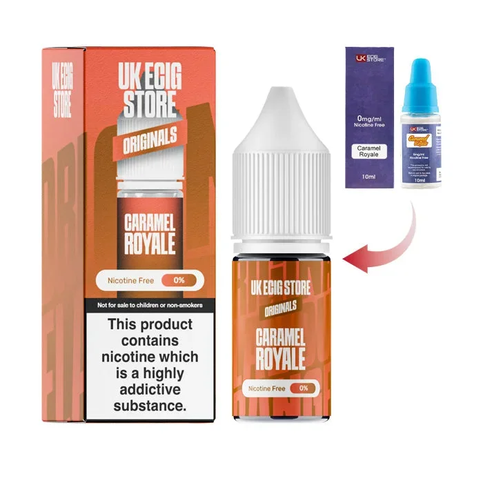 UK ECIG STORE – Caramel Royale E-Liquid