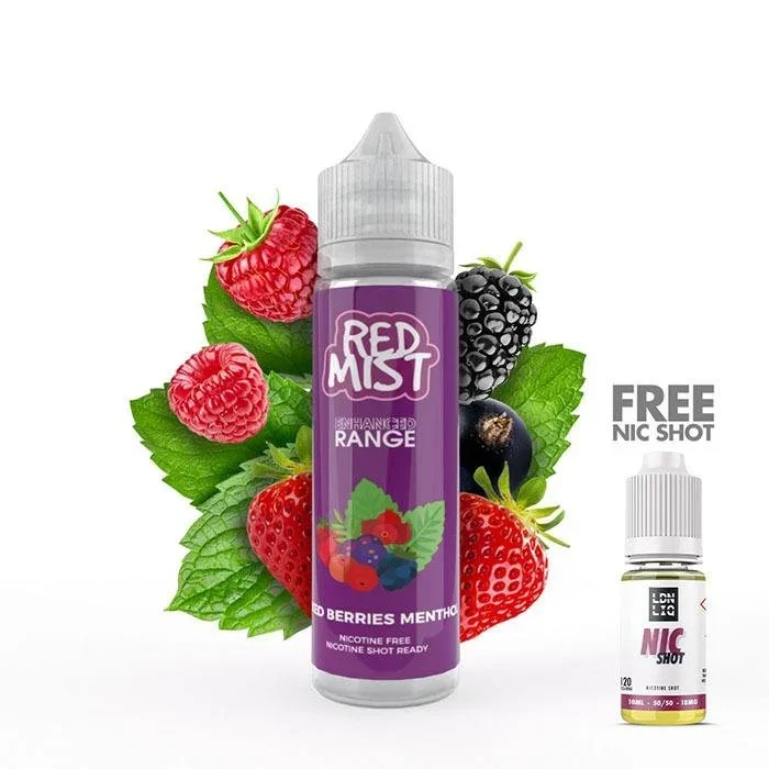 UK ECIG STORE – Red Mist High VG 50ml Short Fill E-Liquid