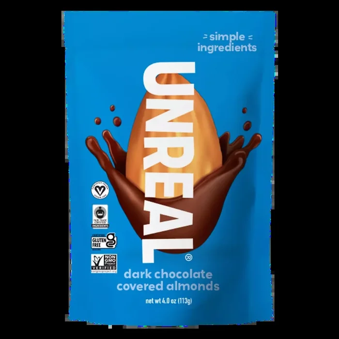 Unreal Dark Chocolate Covered Almonds