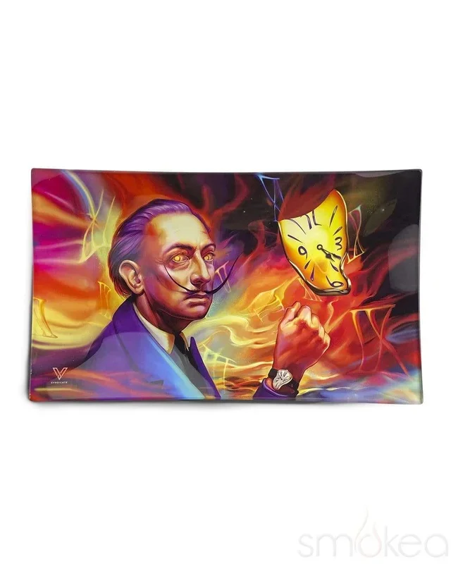 V Syndicate “Dalirious ” Glass Rolling Tray