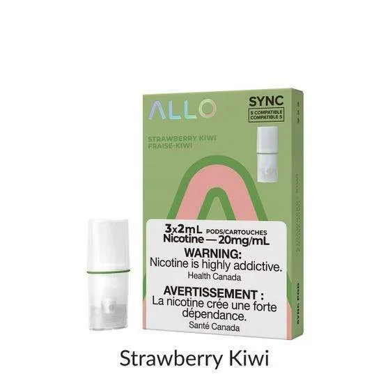 [Vape Pods] ALLO Sync – Strawberry Kiwi (3pk)