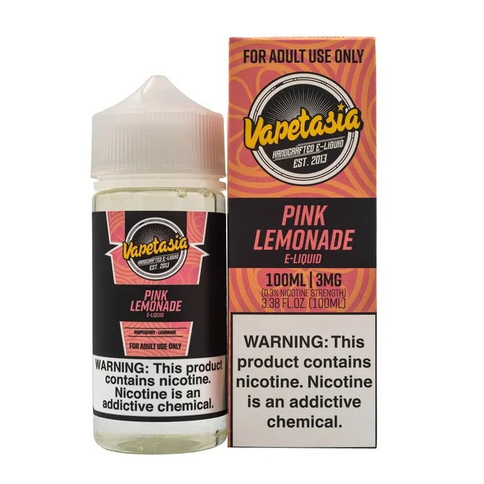 VAPETASIA – PINK LEMONADE – 100ML