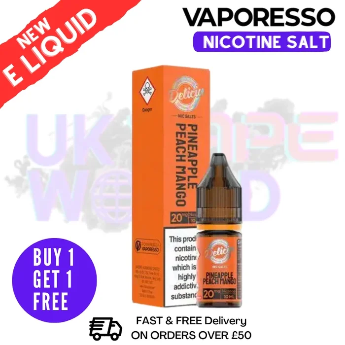 Vaporesso Deliciu Pineapple Peach Mango Nic Salt E-Liquid