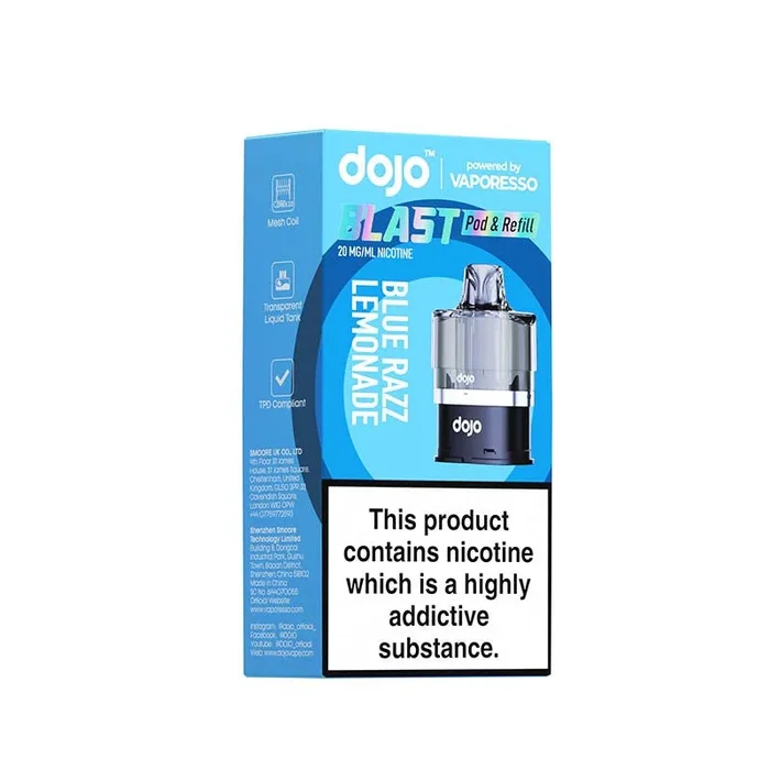 Vaporesso Dojo Blast 6000 10mg Nicotine Salt Prefilled Pods