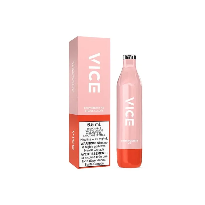 VICE 2500 Puffs Disposable – Strawberry Ice (ON)