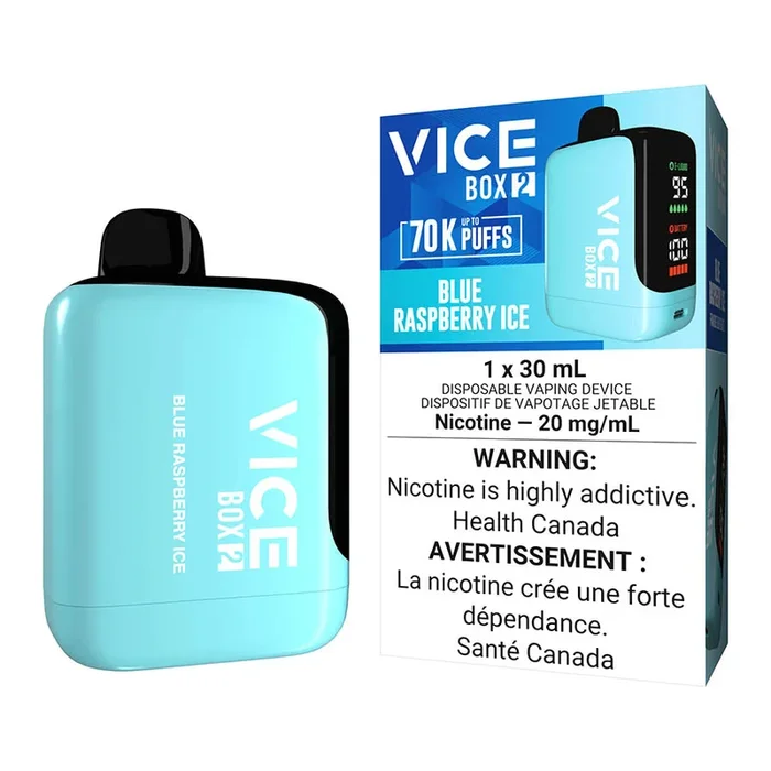 Vice Box 2 Disposable Vape Device – Blue Raspberry Ice