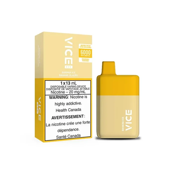 VICE BOX 6000 Puffs Disposable – Banana Ice (ON)