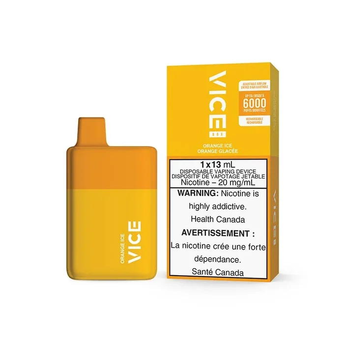 VICE BOX 6000 Puffs Disposable – Orange Ice (ON)