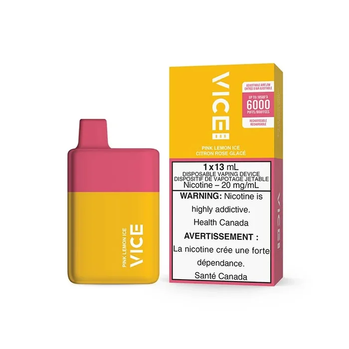 VICE BOX 6000 Puffs Disposable – Pink Lemon Ice