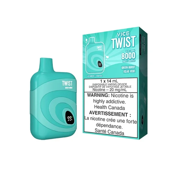 VICE TWIST 8000 Disposable – Green Burst (ON)