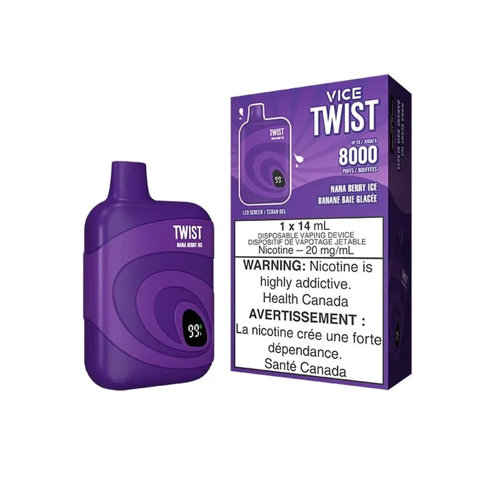 VICE TWIST 8000 Disposable – Nana Berry Ice